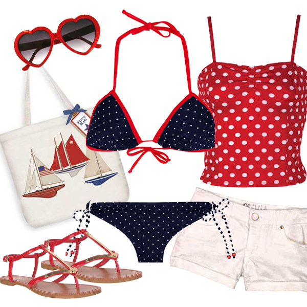 Nautical Bikini, Patriotic Bikini