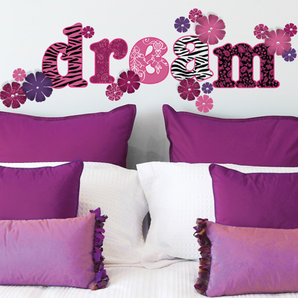 Pink and Purple Dream Wall Stickers