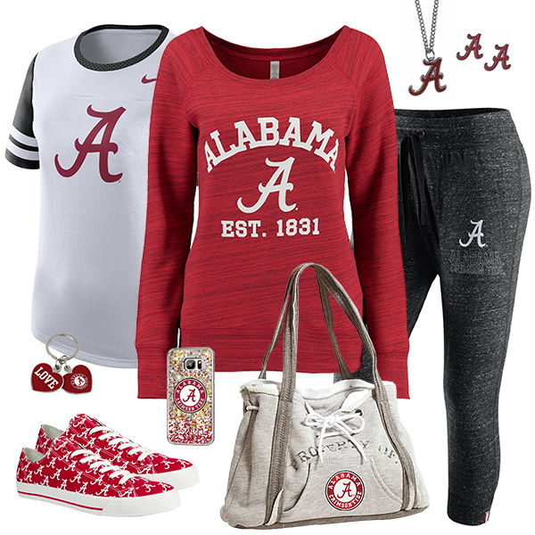 Cute Alabama Crimson Tide Fan Fashion