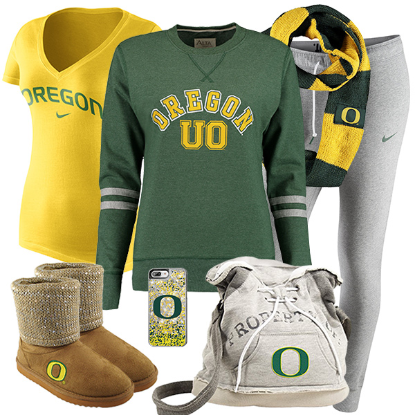 Cute Oregon Ducks Fan Fashion