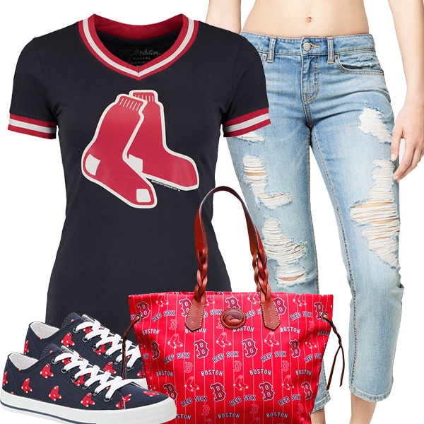 Cute Red Sox Fan Fashion