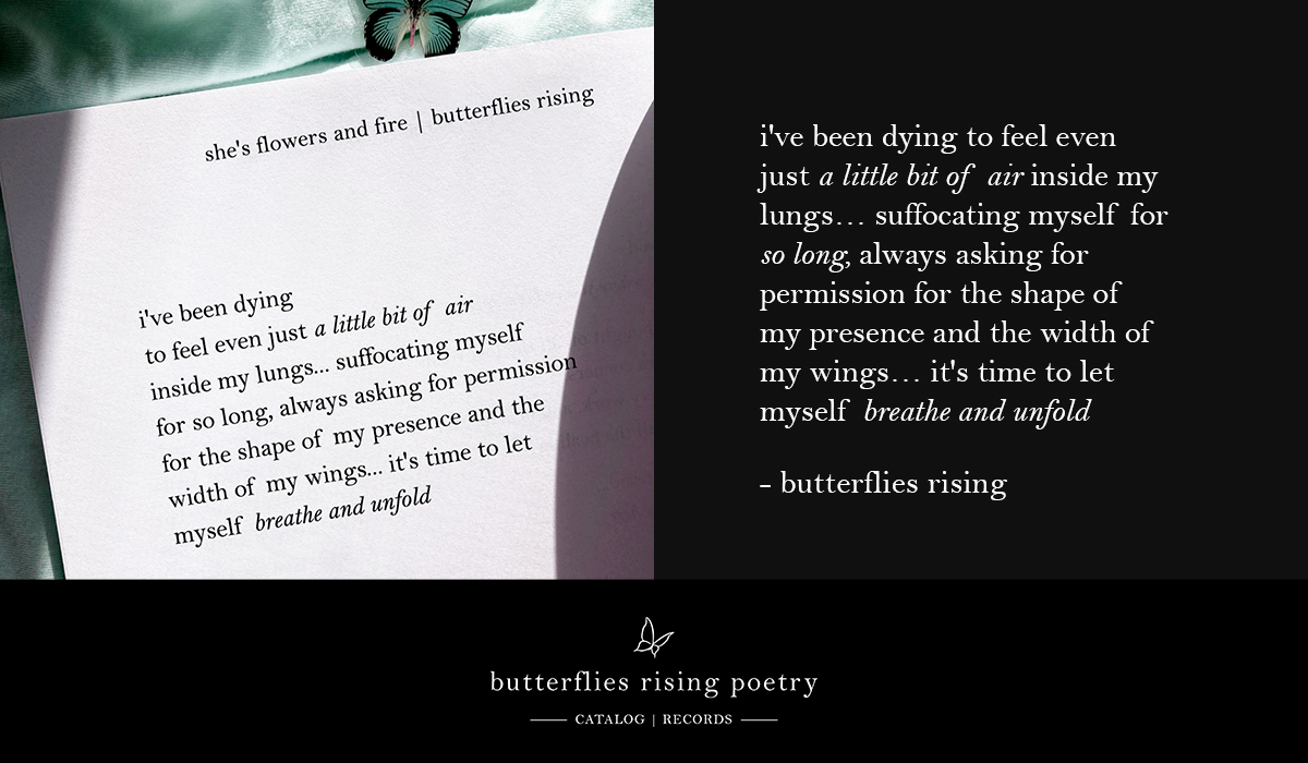 i've been dying to feel even just a little bit of air inside my lungs… suffocating myself for so long