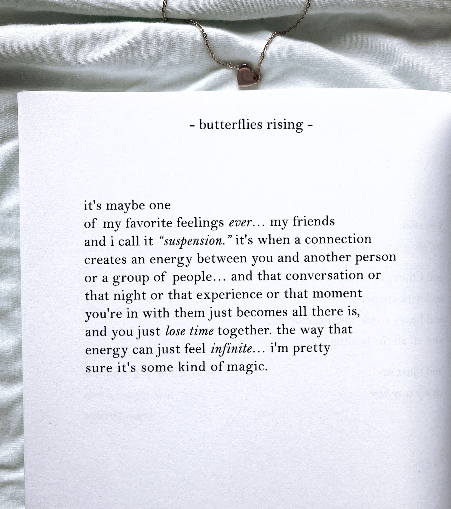 it’s maybe one of my favorite feelings ever… my friends and i call it suspension