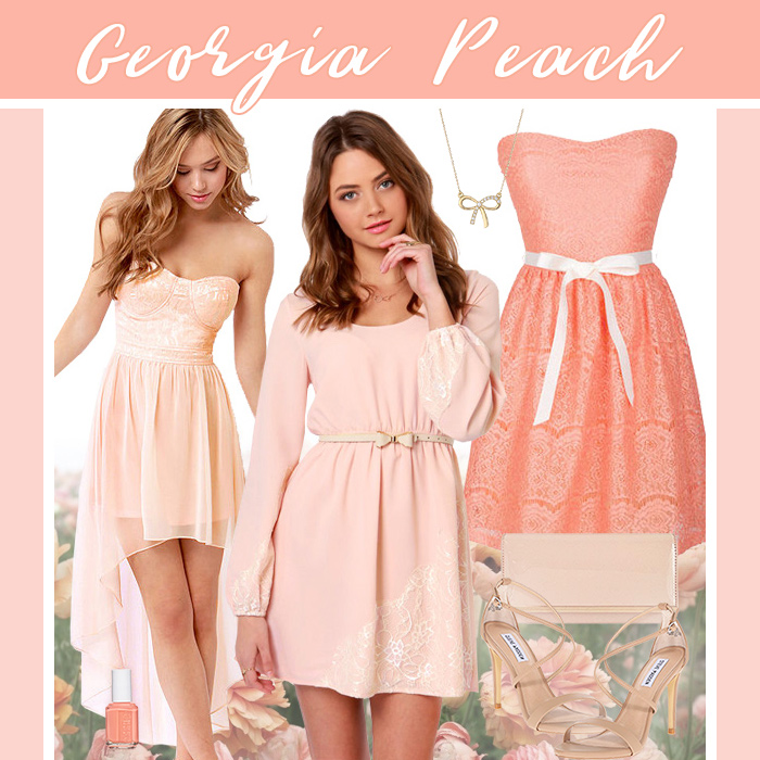 Georgia Peach Dresses