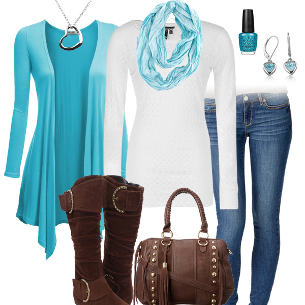 Cute Fall Outfits, Cute Fall Cardigans, Cute Boots And Jeans Outfits