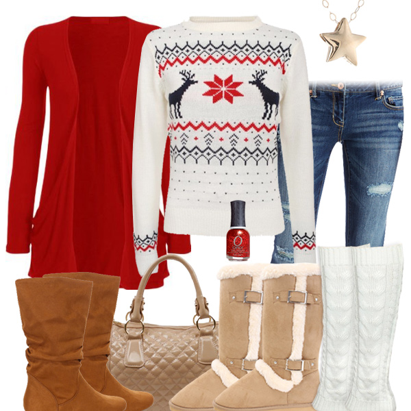 Cute Christmas Sweaters, Cute Snowflakes Sweaters, Fair Isle Sweaters